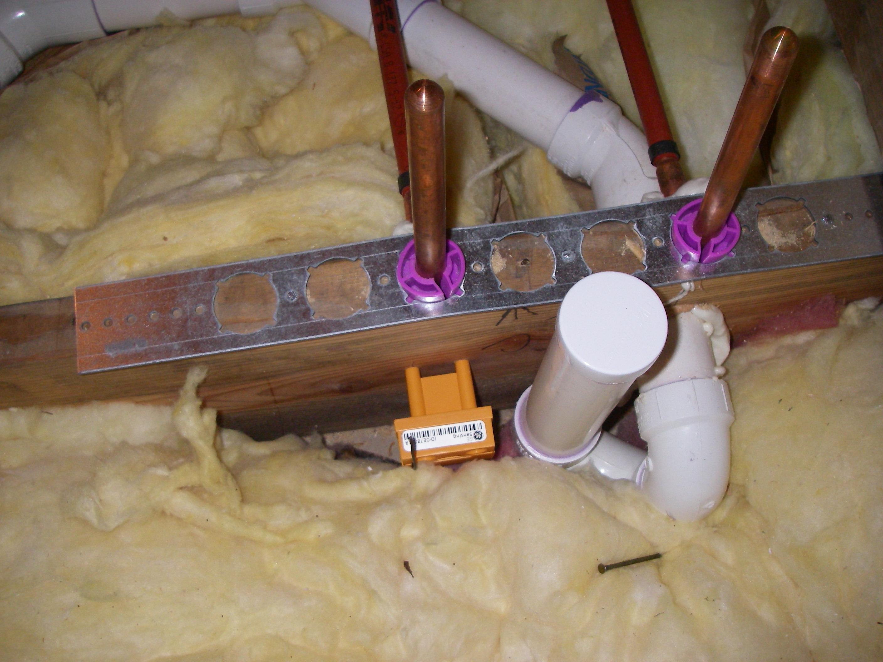Typical OmniSense Sensor Moisture, Temperature and Humidity Sensor installation