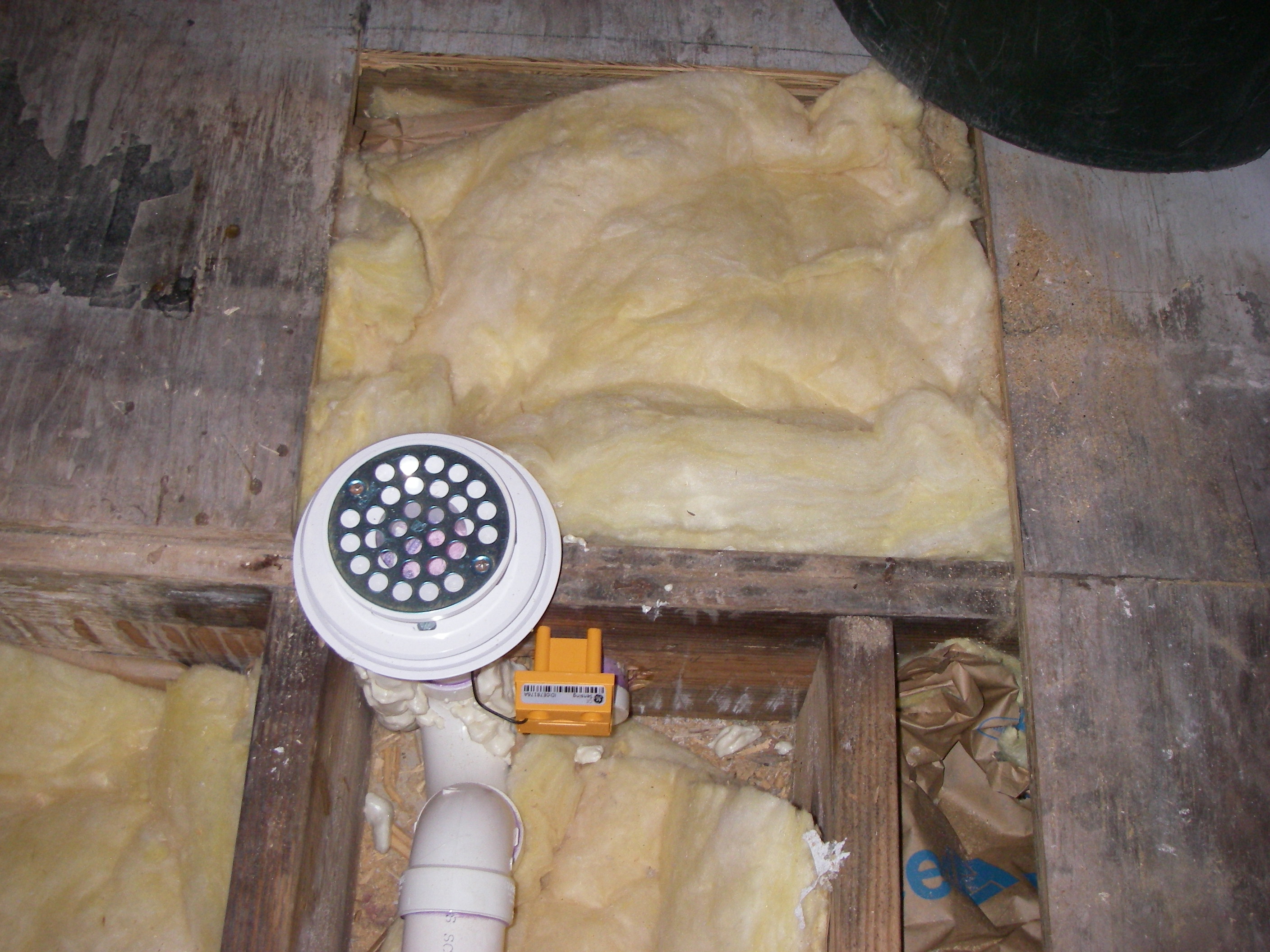 Typical OmniSense Sensor Moisture, Temperature and Humidity Sensor installation