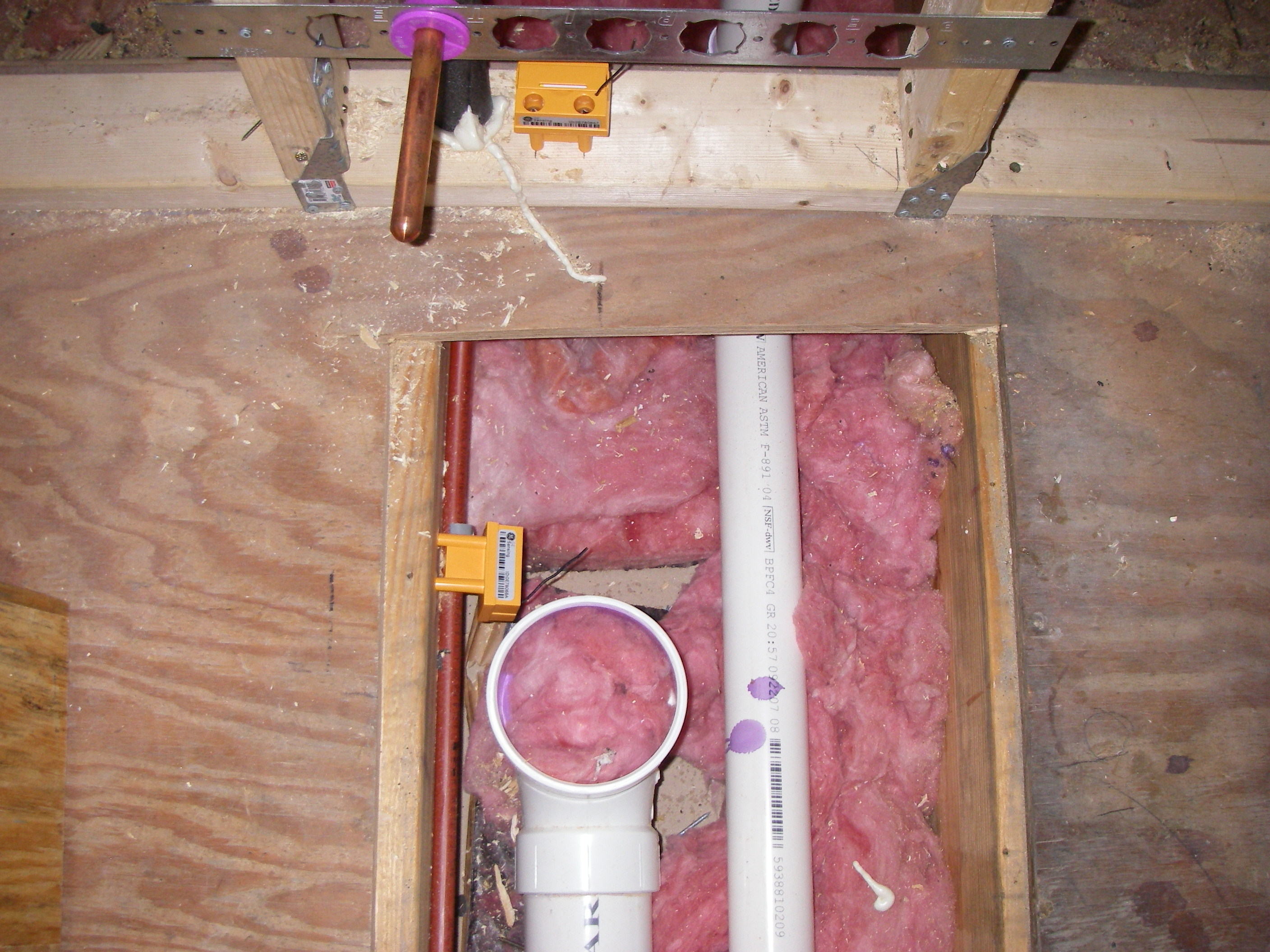 Typical OmniSense Sensor Moisture, Temperature and Humidity Sensor installation
